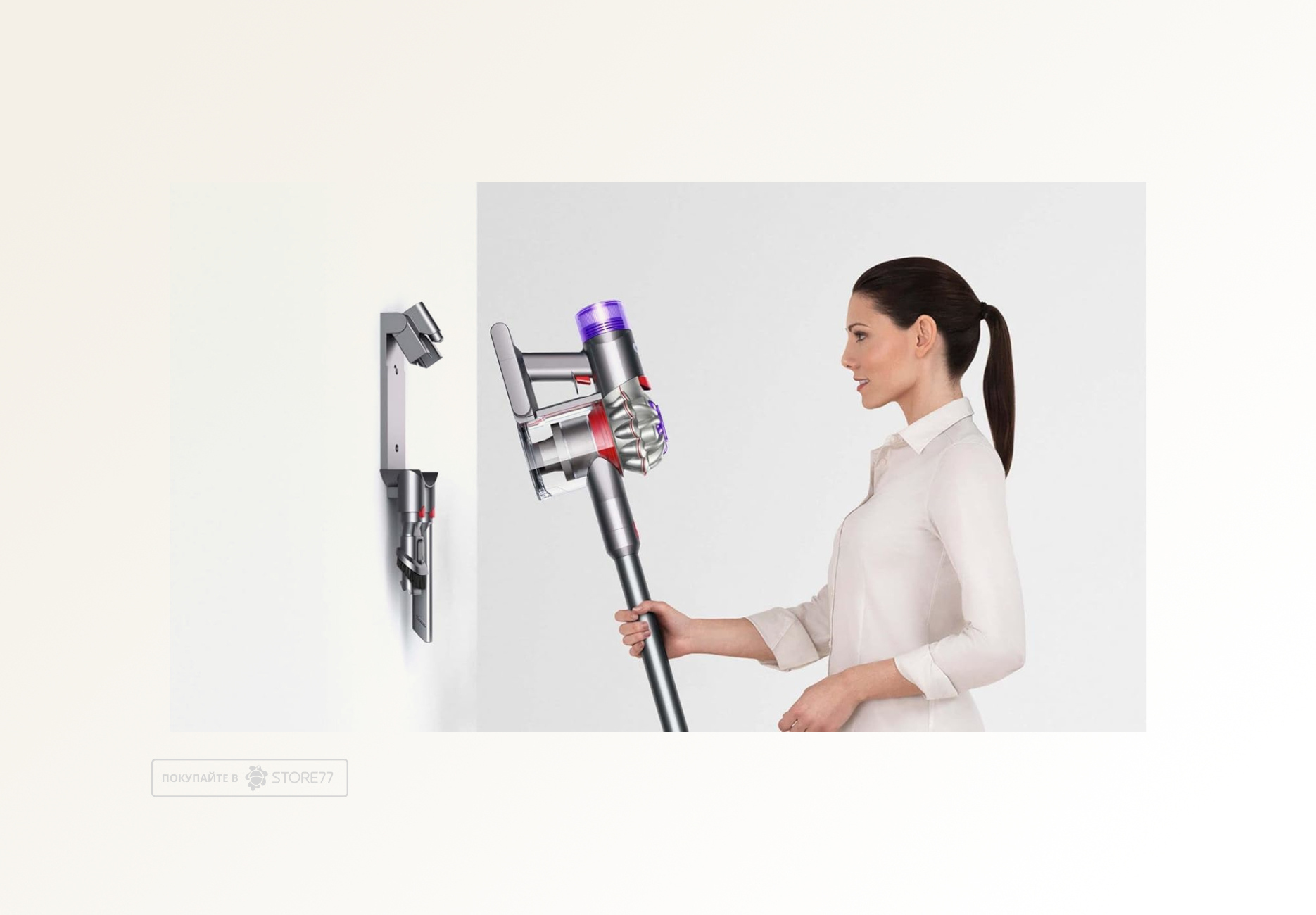 Беспроводной пылесос Dyson V8 Advanced (Серебро/Никель) Вилка EU