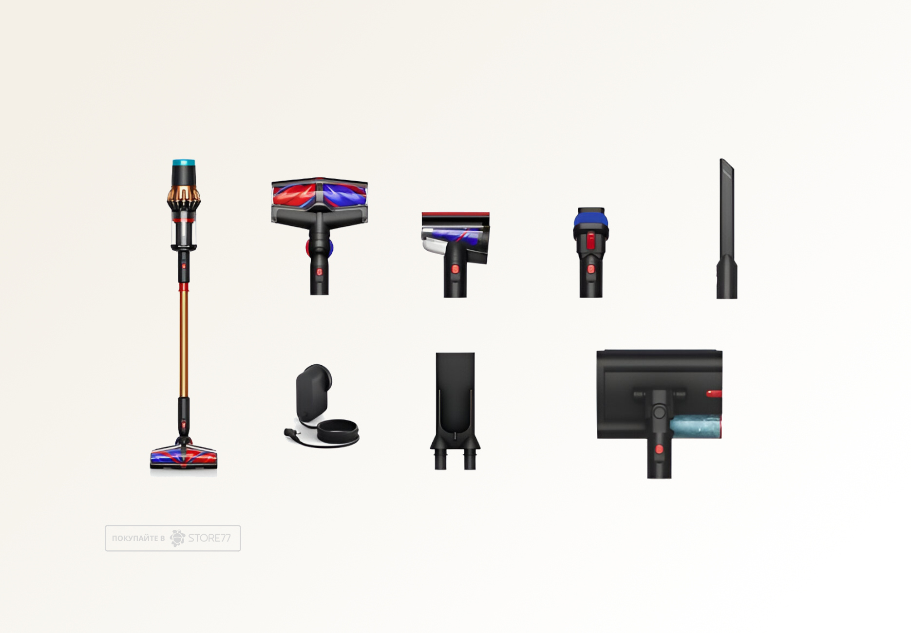 Беспроводной пылесос Dyson V16 Piston Animal Submarine, цвет: Черный/Медный (Black/Copper)