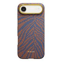 Чехол Pitaka Ultra-Slim Case Breath of Veins для iPhone Air, цвет: пылающий оранжевый (Burning Orange)