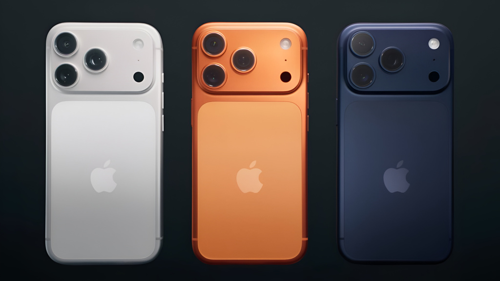 iPhone 17 Pro все цвета, iPhone 17 Pro Max, телефон