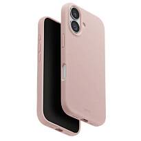 Чехол Uniq Lino с поддержкой MagSafe для iPhone 17 (Розовый)