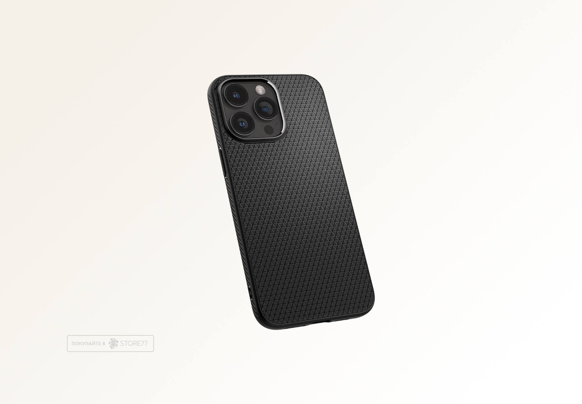 Чехол защитный Spigen для iPhone 15 Pro Liquid Air (Черный)