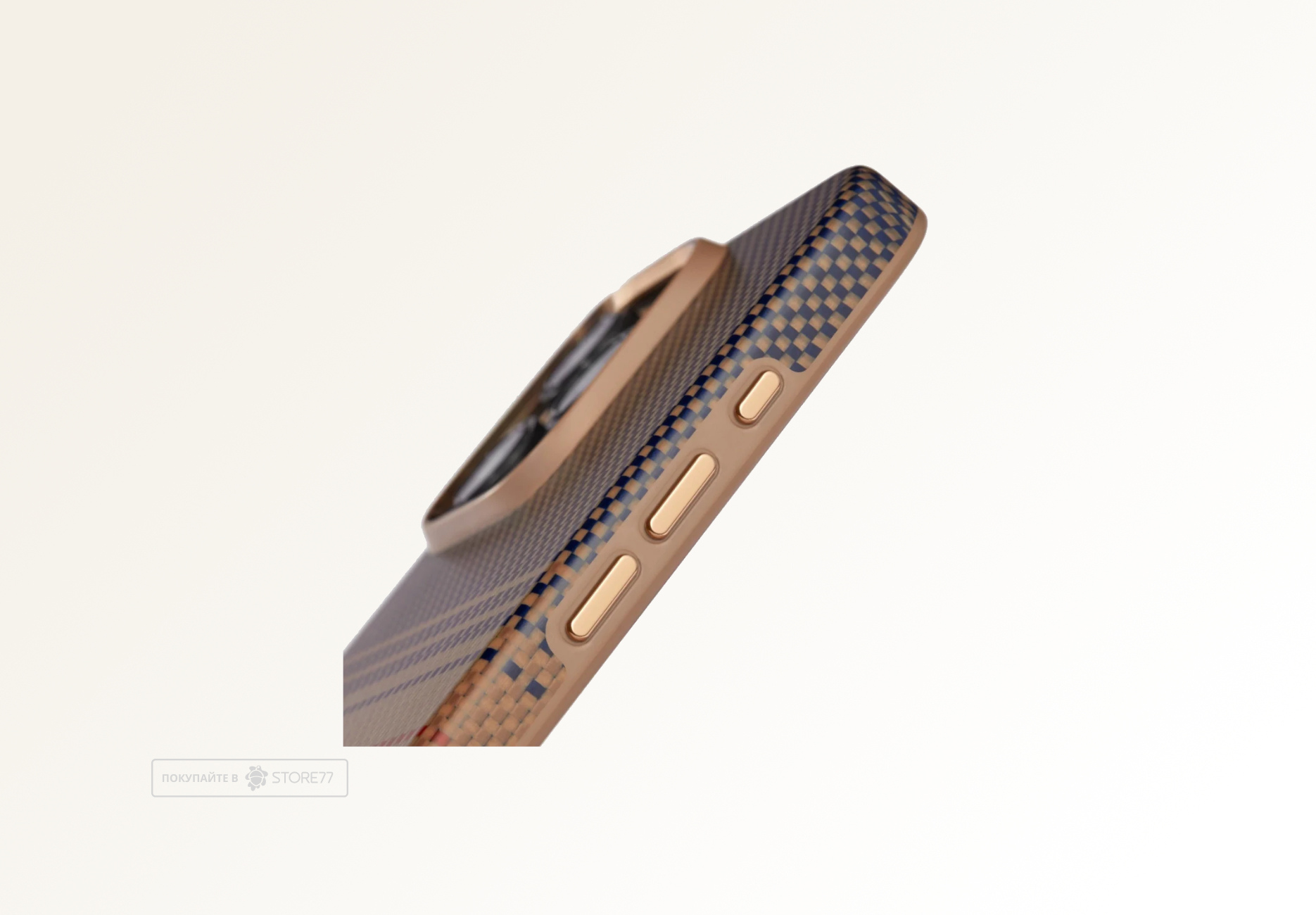 Чехол Pitaka Military-Grade для iPhone 16 Pro противоударный, цвет: закат (Sunset)