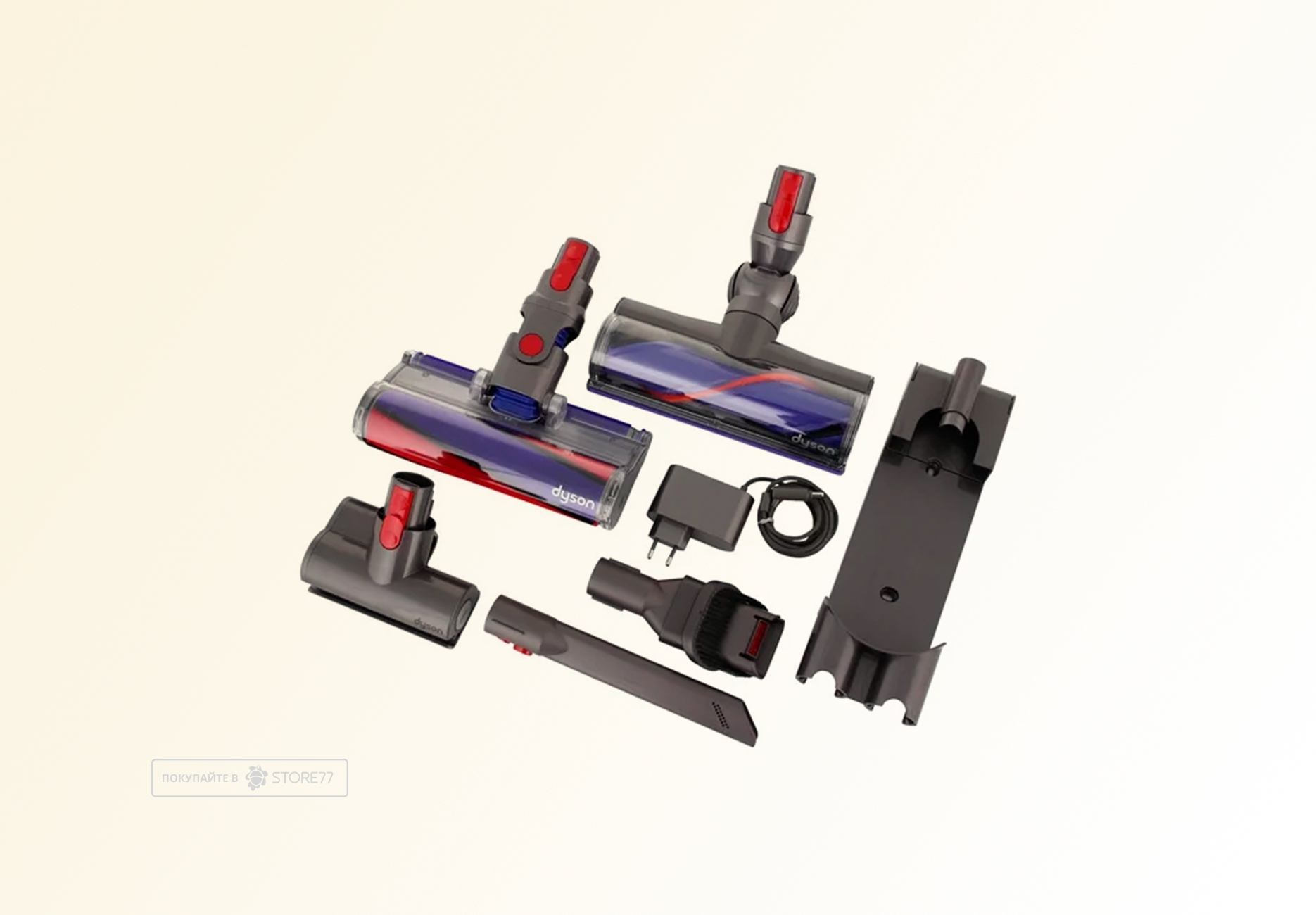Беспроводной пылесос Dyson V8 Absolute+ (Золотой/Серый)