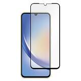 Защитное стекло для Samsung Galaxy A34 (Черная рамка)