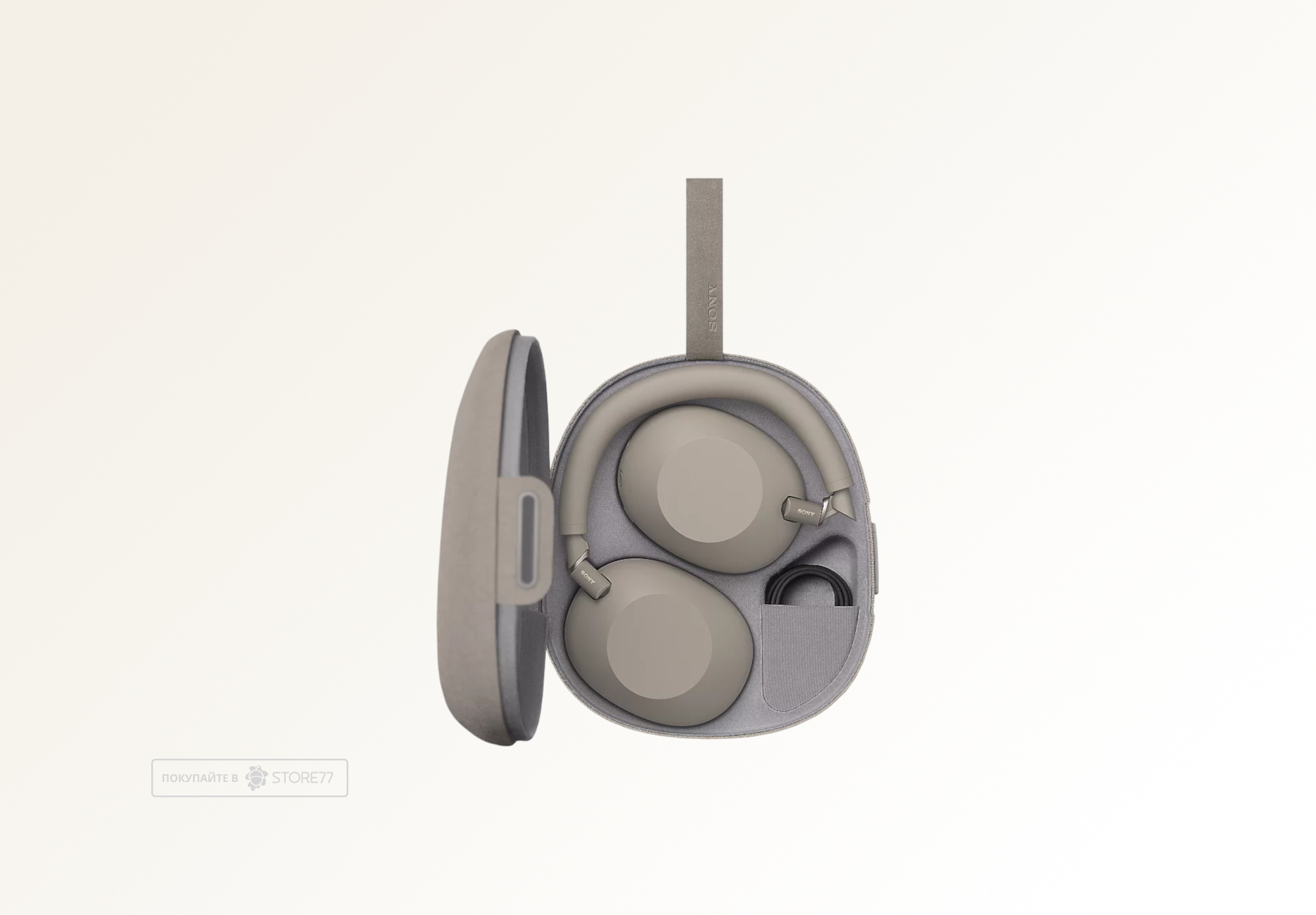 Беспроводные наушники Sony WH-1000XM6 (Песочные)