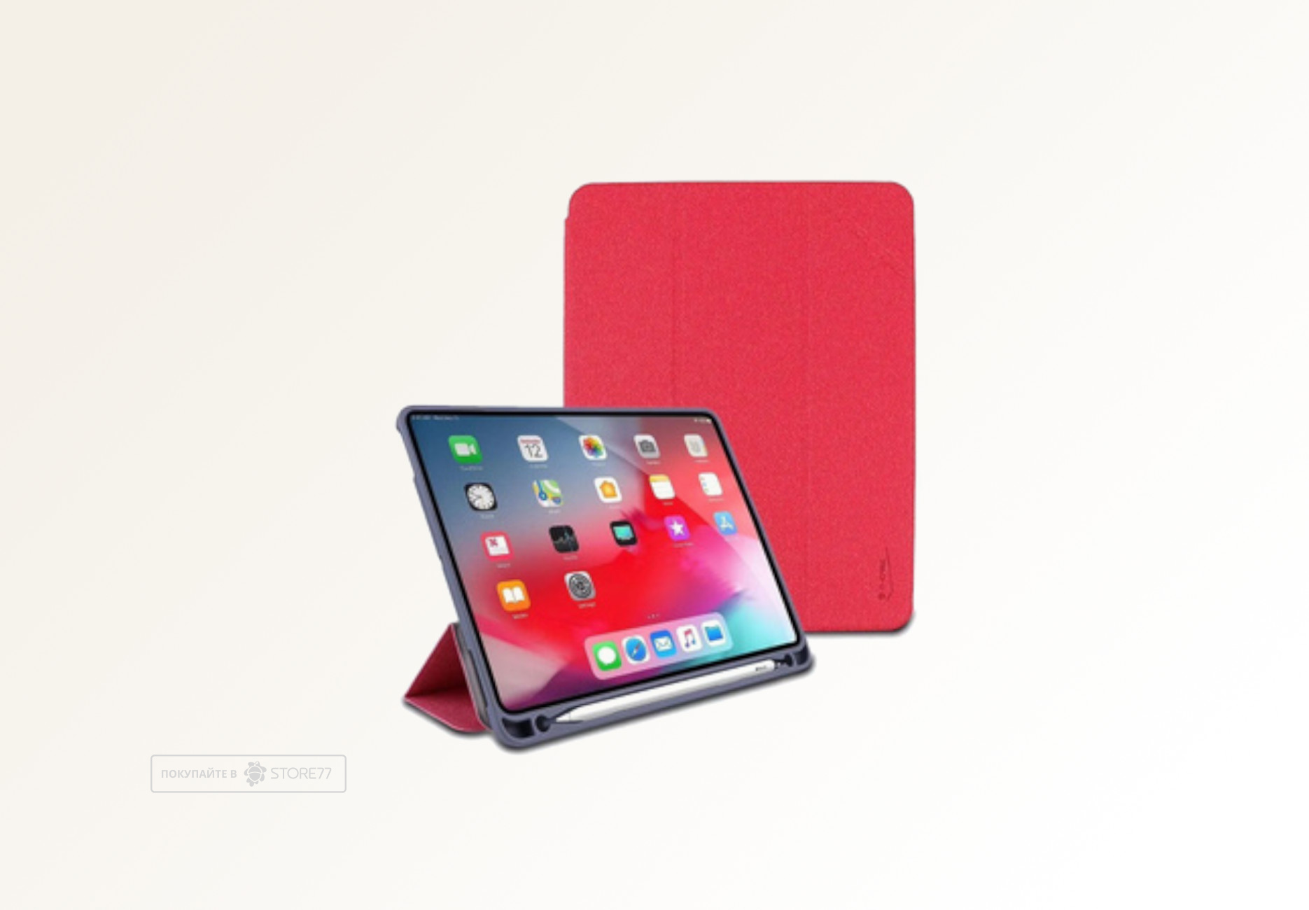Чехол Classic Case для iPad Pro 11" с отсеком для стилуса (Красный)