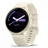 Умные часы Garmin VIVOACTIVE 6 42mm (Lunar Gold)