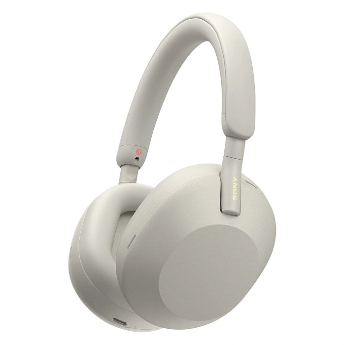 Беспроводные наушники Sony WH-1000XM5 (Серебро) (Уценка)