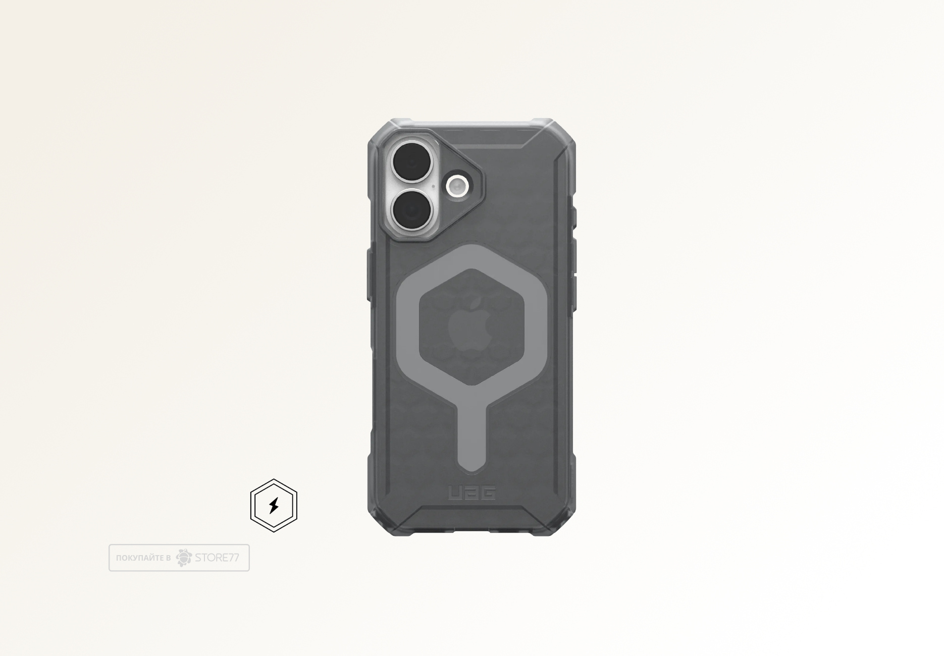 Чехол Uag Essential Armor MagSafe для iPhone 17 (Ash) Чехол Uag Essential Armor MagSafe для iPhone 17 (Ash)