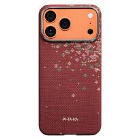 Чехол Pitaka Ultra-Slim Case Sakura Hours для iPhone 17 Pro/18 Pro, цвет: красный рассвет (Daybreak Red)