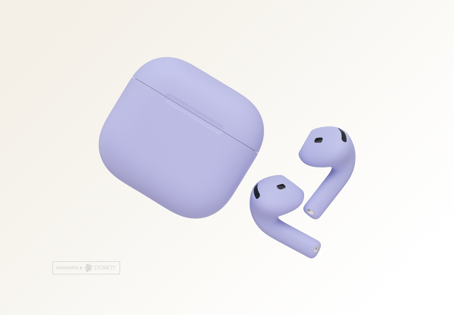 Беспроводные наушники Apple AirPods 4 с шумоподавлением (Лавандовый)
