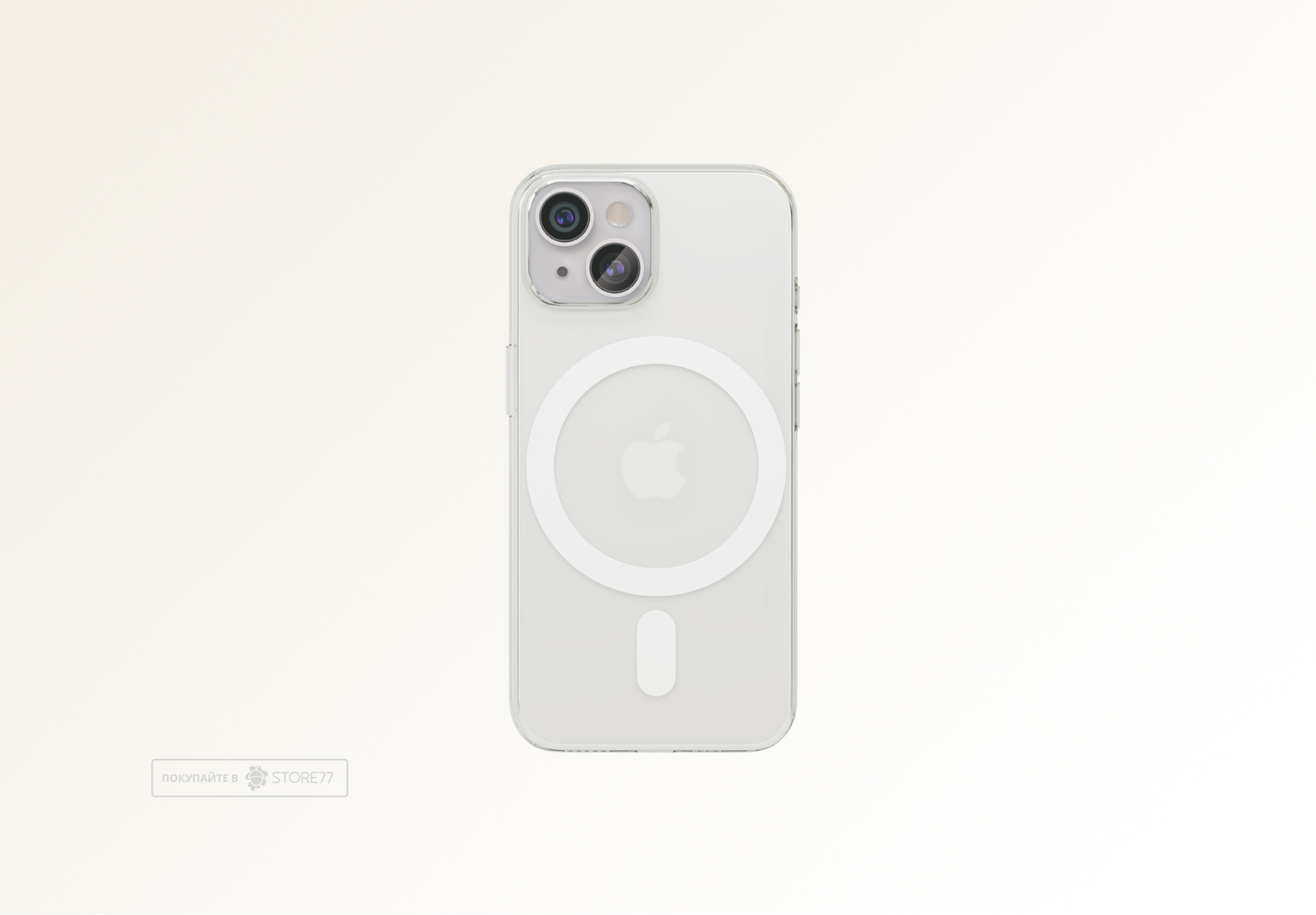 Чехол защитный VLP Crystal Case MagSafe для iPhone 15 Plus (Прозрачный)
