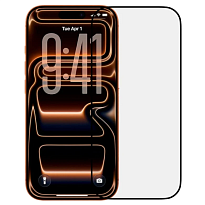 Защитное стекло Bertix для iPhone 17 Pro (С черной рамкой)