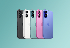 Телефон Apple iPhone 16 512 ГБ, eSim (электронная SIM-карта), цвет: бирюзовый (Teal)
