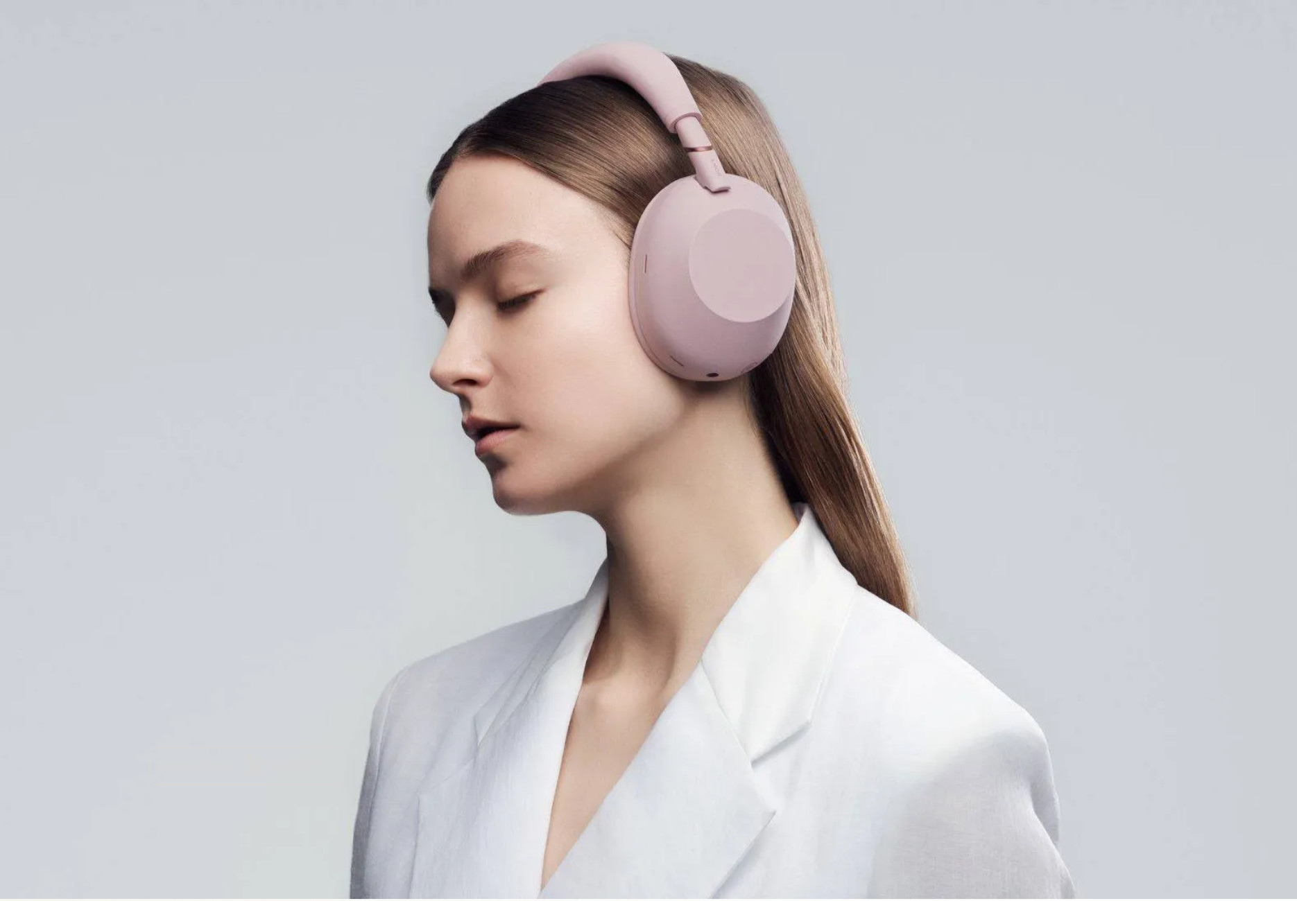 Беспроводные наушники Sony WH-1000XM6 (Песочно-розовые)
