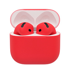 Беспроводные наушники Apple AirPods 5 беспроводная зарядка чехла (Красный)