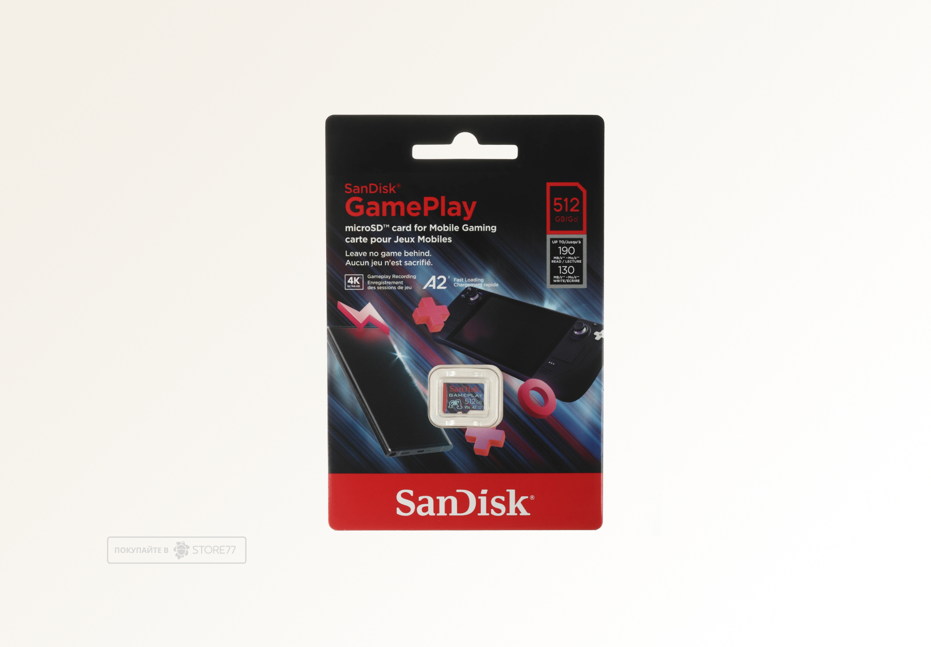 Карта памяти Sandisk GamePlay microSDXC 512 ГБ