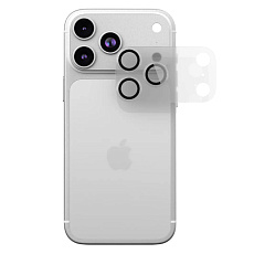 Защитное стекло VLP Lens Protector на блок камер для iPhone 17 Pro Max (С черной рамкой)