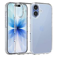 Чехол силиконовый для Apple iPhone 17 плотный (Прозрачный)