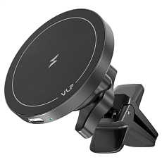 Автомобильный держатель VLP Lite Snap Charge с поддержкой MagSafe, Qi2 15 Вт (Черный)