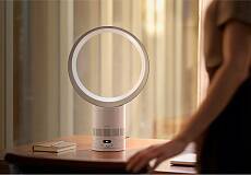 Настольный вентилятор Dyson AM12 (Белый/Серебристый) вилка EU