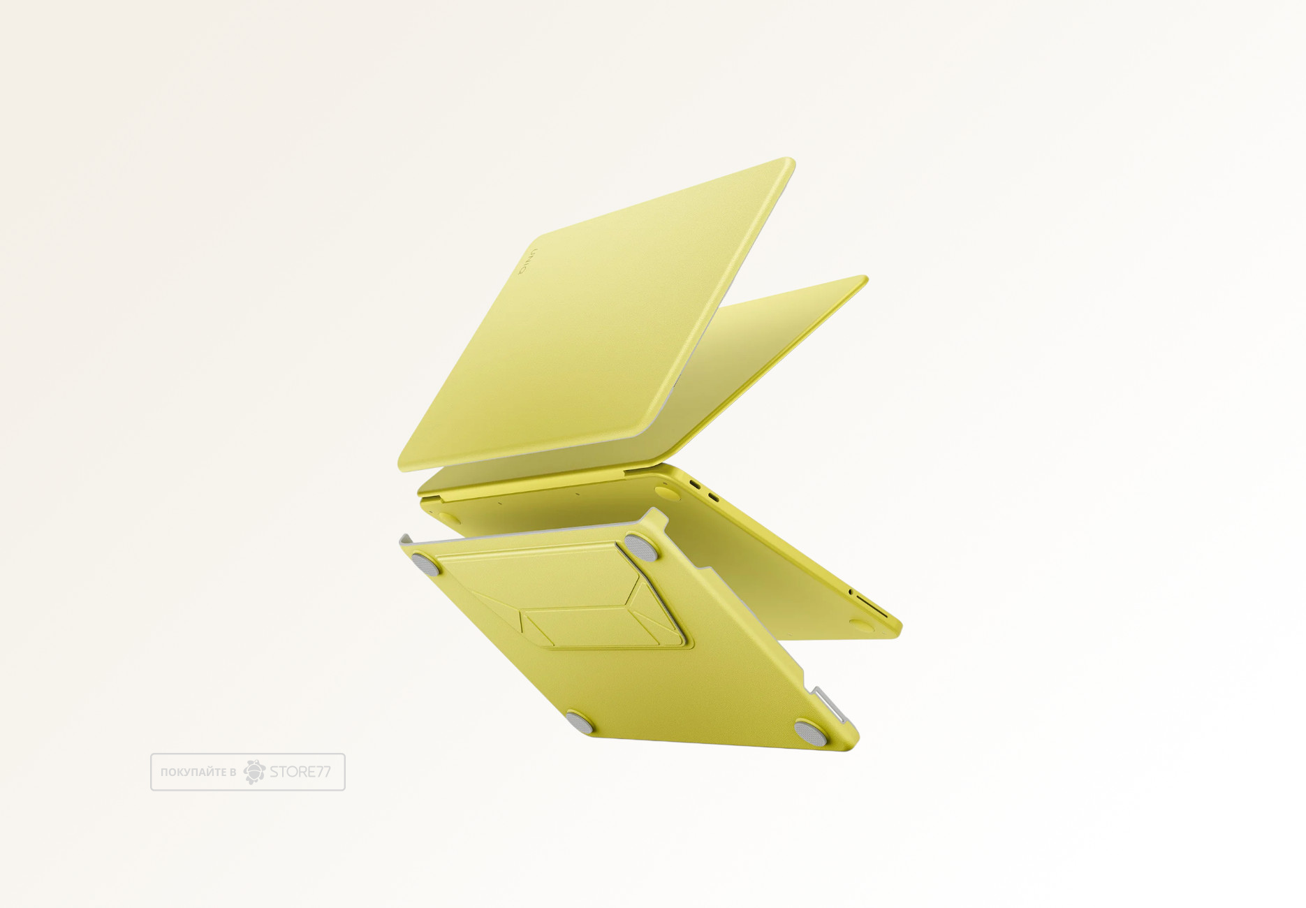 Накладка Uniq Lyden Versa для Macbook Neo 13 (2026) (Желтая)