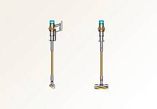 Беспроводной пылесос Dyson V15 Detect Absolute SV47 (Золотой/Золотой)