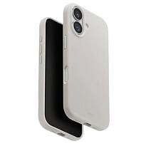Чехол Uniq Lino с поддержкой MagSafe для iPhone 17 (Серый)