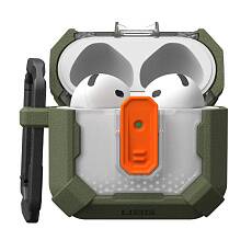 Чехол UAG Plasma Case для AirPods 4 (Оливковый)