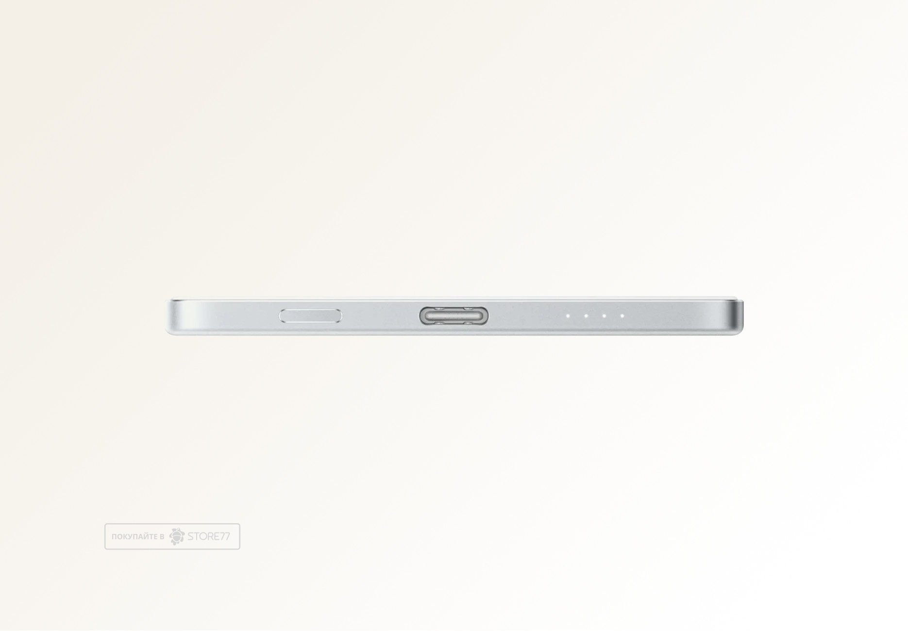 Внешний аккумулятор Xiaomi UltraThin Magnetic Power 5000мAч (Серебристый)