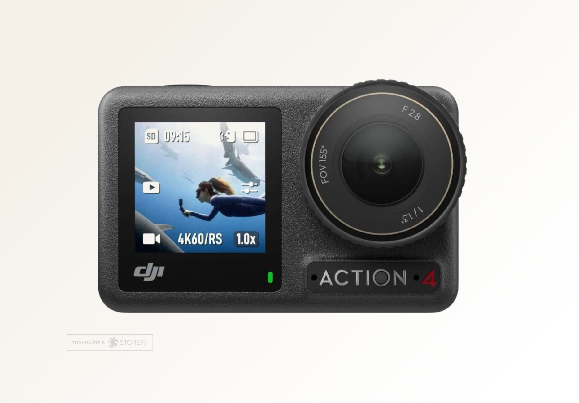 Экшн-камера DJI Osmo Action 4 Adventure Combo, цвет: черный (Black)