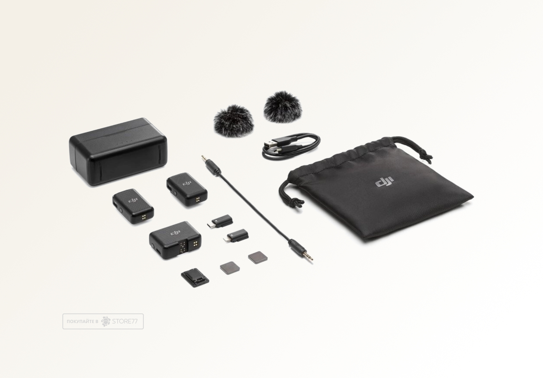 Беспроводной микрофон DJI Mic (2TX + 1RX) Беспроводной микрофон DJI Mic (2TX + 1RX)