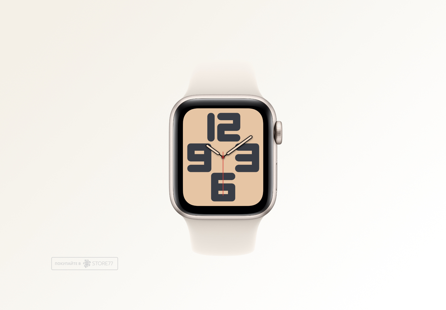Часы Apple Watch SE (2024) 44mm Aluminium Case, Sport Band (Сияющая звезда) S/M