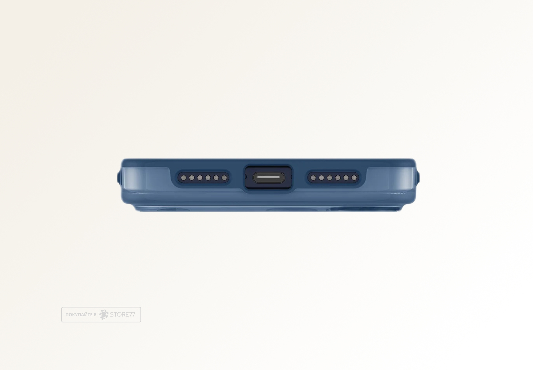 Чехол Uniq Clario с поддержкой MagSafe для iPhone 17 Pro/18 Pro (Синий)