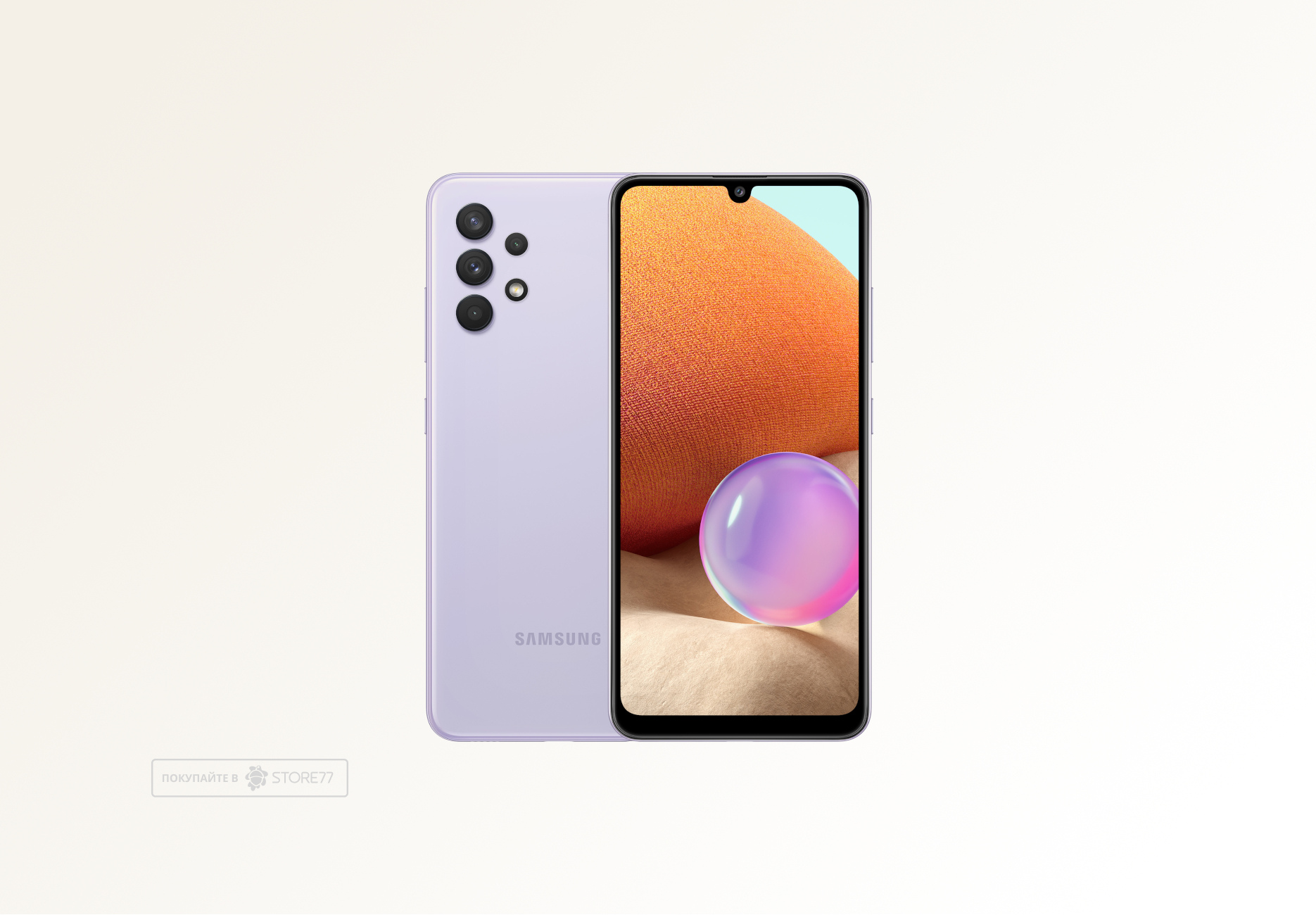 Телефон Samsung Galaxy A32, 64 ГБ, цвет: лавандовый (Lavender) (Уценка)