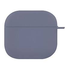 Чехол силиконовый для наушников Apple AirPods 4 (Темная лаванда)