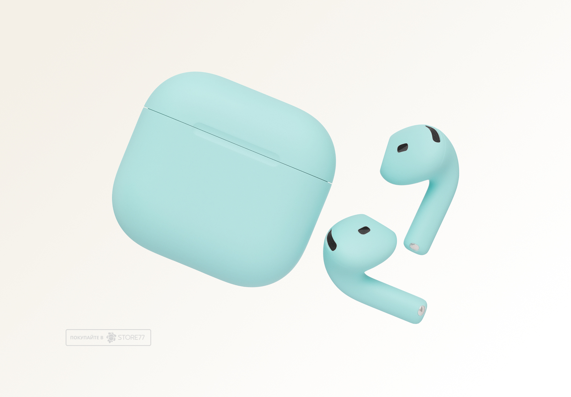 Беспроводные наушники Apple AirPods 5 беспроводная зарядка чехла (Тиффани)