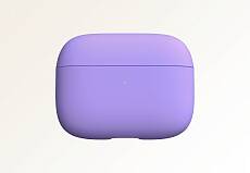 Чехол силиконовый для наушников Apple AirPods Pro 2 (Сиреневый)