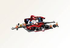 Конструктор LEGO City 60443 Пит-стоп F1 и команда болида Ferrari