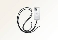 Кабель-ремешок Satechi OntheGo Crossbody Lanyard 60 Вт, 1.5м (Черный)