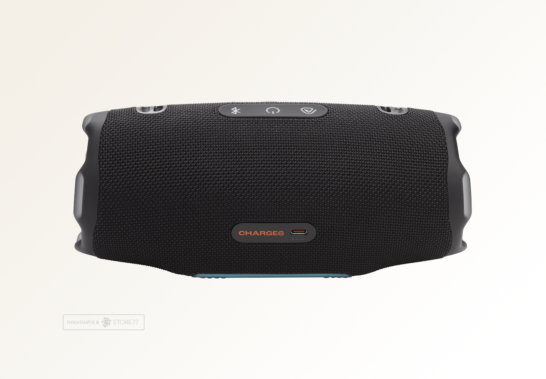 Портативная акустика JBL Charge 6 (Черная/Оранжевая)
