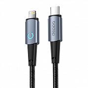 Кабель Deppa Moon USB-C - Lightning, 1,2м (Серый)