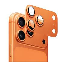 Защитное стекло Wiwu на блок камер для iPhone 17 Pro Max (Оранжевое)