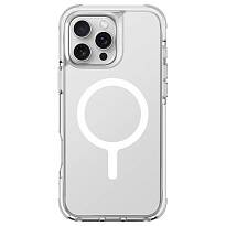 Чехол Uniq Combat Lume для iPhone 16 Pro с поддержкой MagSafe (Белый)