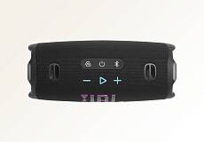 Портативная акустика JBL Charge 6 (Черная/Оранжевая)