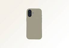 Чехол Magssory Silicone Case с поддержкой MagSafe для iPhone 17 (Бежевый)