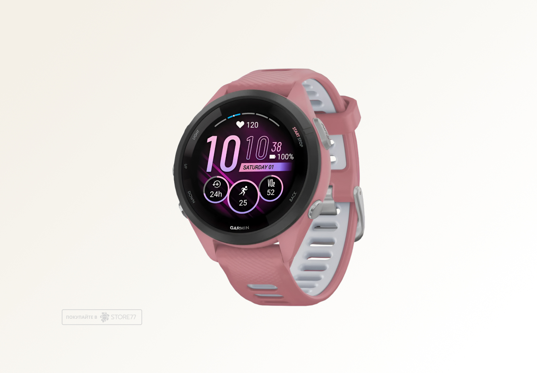 Умные часы Garmin FORERUNNER 265s 42mm Pink
