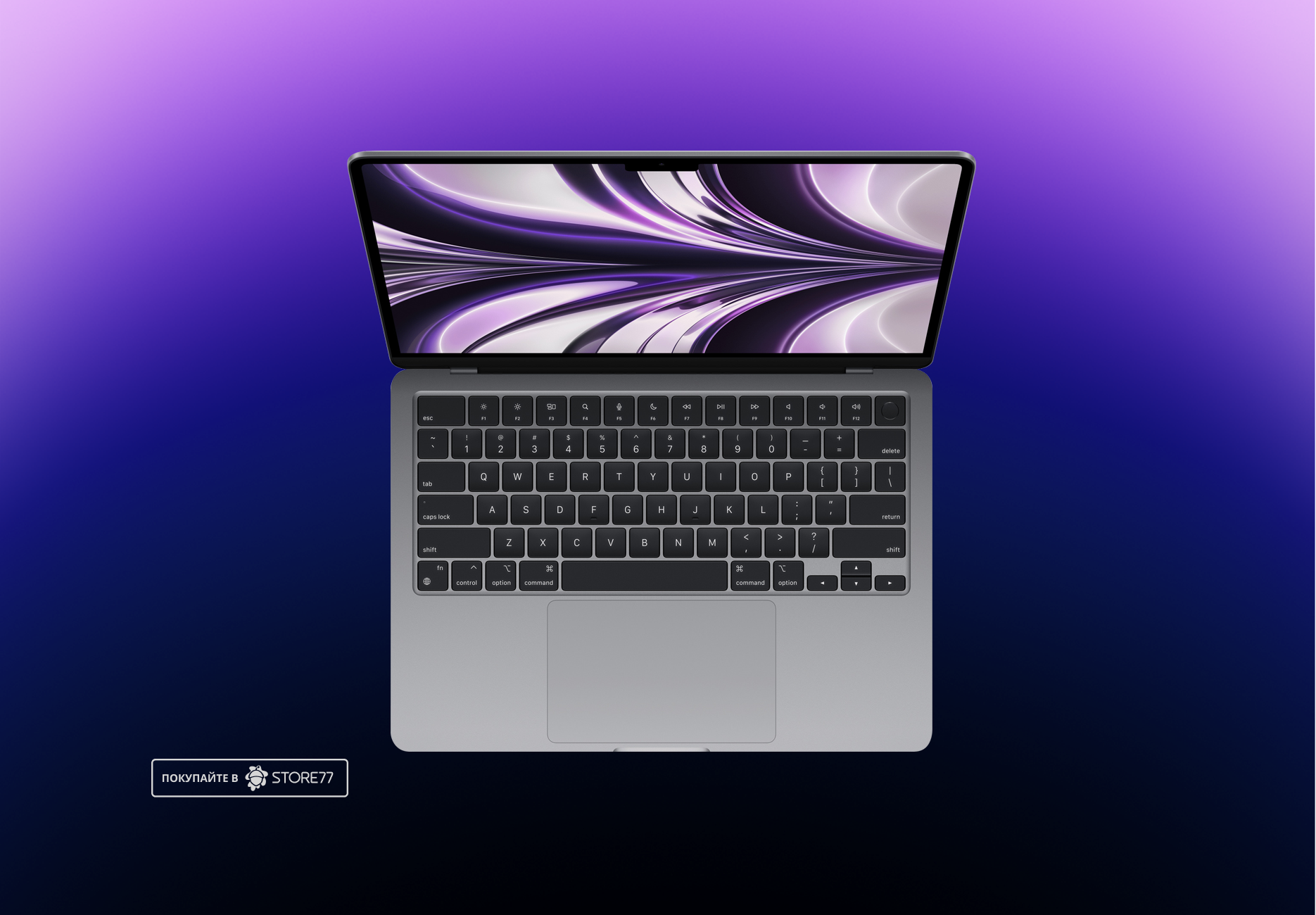 Ноутбук Apple MacBook Air 13.6" (M2, 8 Gb, 512 Gb SSD) Серый космос (MLXX3)