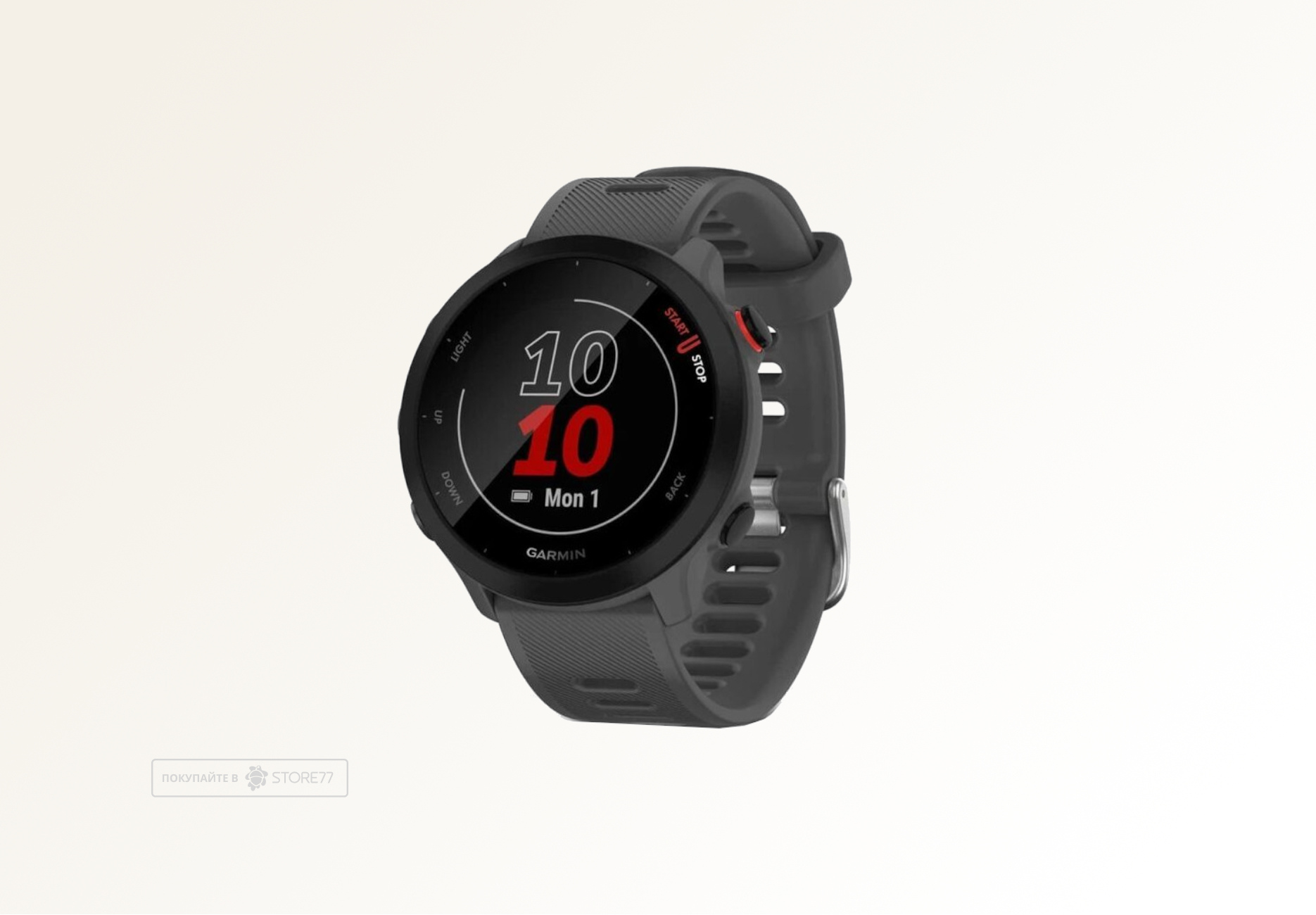 Умные часы Garmin FORERUNNER 55 42mm (Monterra Grey)